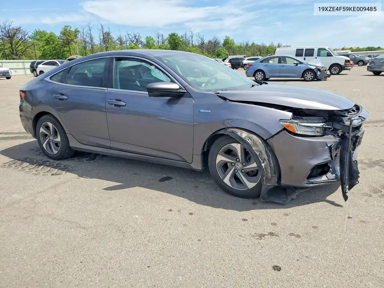 2019 Honda Insight Ex VIN: 19XZE4F59KE009485 Lot: 55742466
