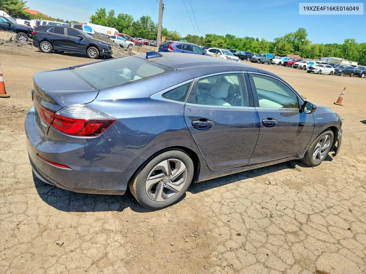 2019 Honda Insight Lx VIN: 19XZE4F16KE016049 Lot: 55813816