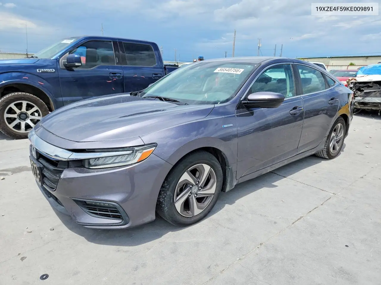 2019 Honda Insight Ex VIN: 19XZE4F59KE009891 Lot: 56540756