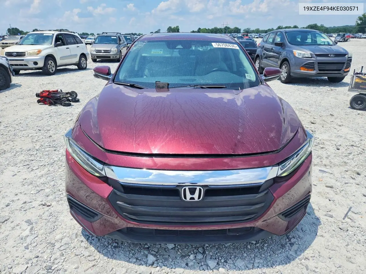 2019 Honda Insight Touring VIN: 19XZE4F94KE030571 Lot: 56708436