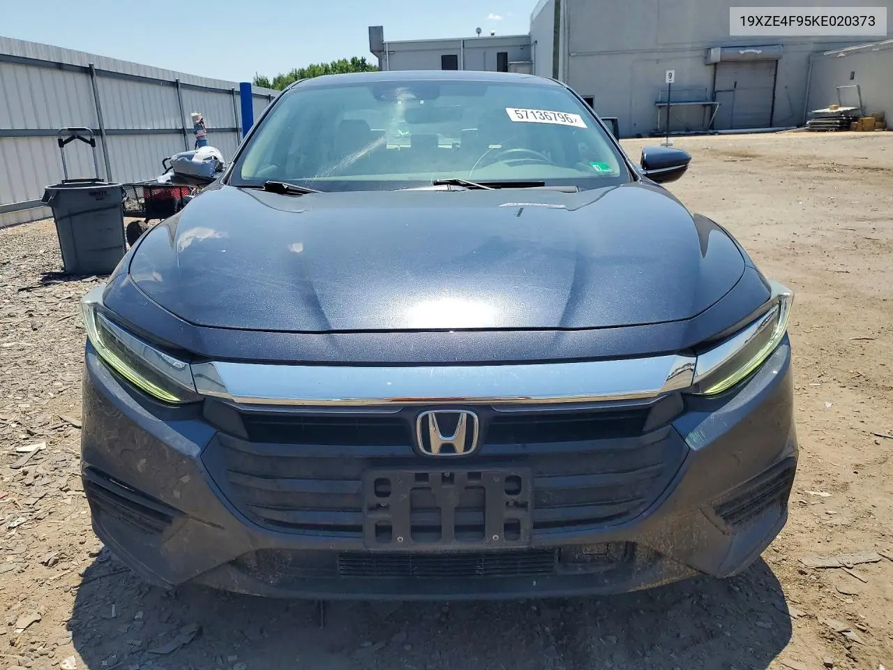 2019 Honda Insight Touring VIN: 19XZE4F95KE020373 Lot: 57136796