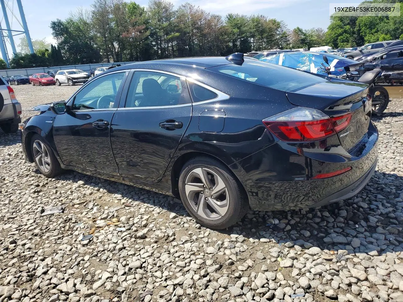 2019 Honda Insight Ex VIN: 19XZE4F53KE006887 Lot: 57137276