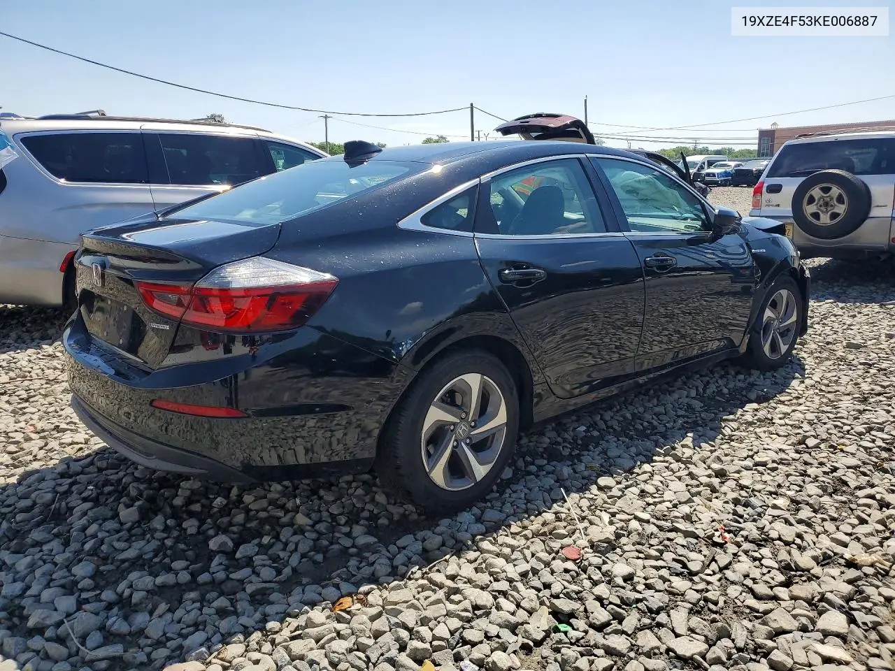 2019 Honda Insight Ex VIN: 19XZE4F53KE006887 Lot: 57137276