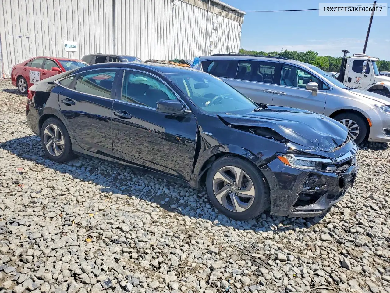 2019 Honda Insight Ex VIN: 19XZE4F53KE006887 Lot: 57137276