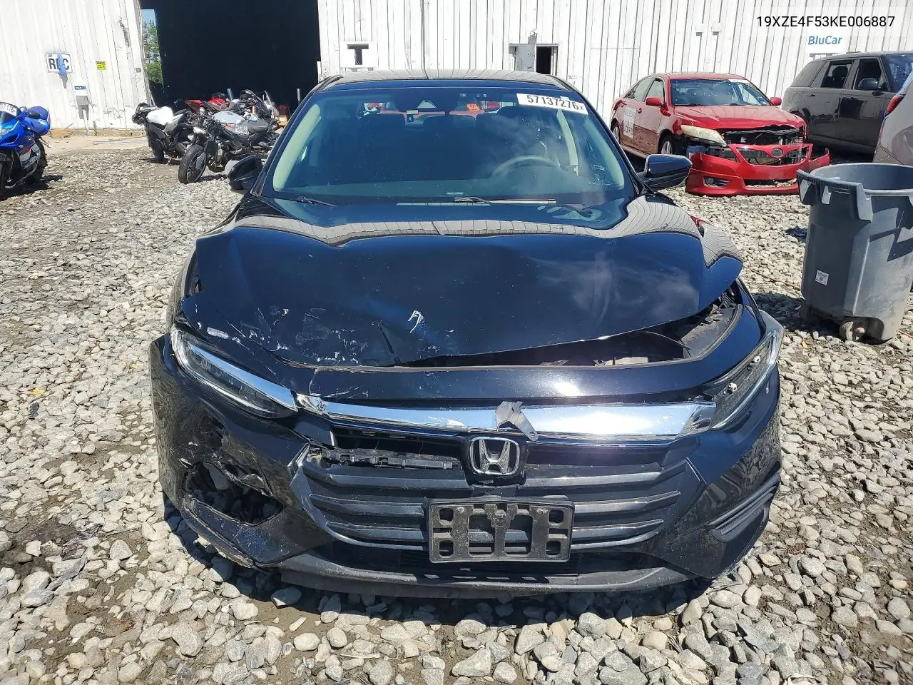 2019 Honda Insight Ex VIN: 19XZE4F53KE006887 Lot: 57137276