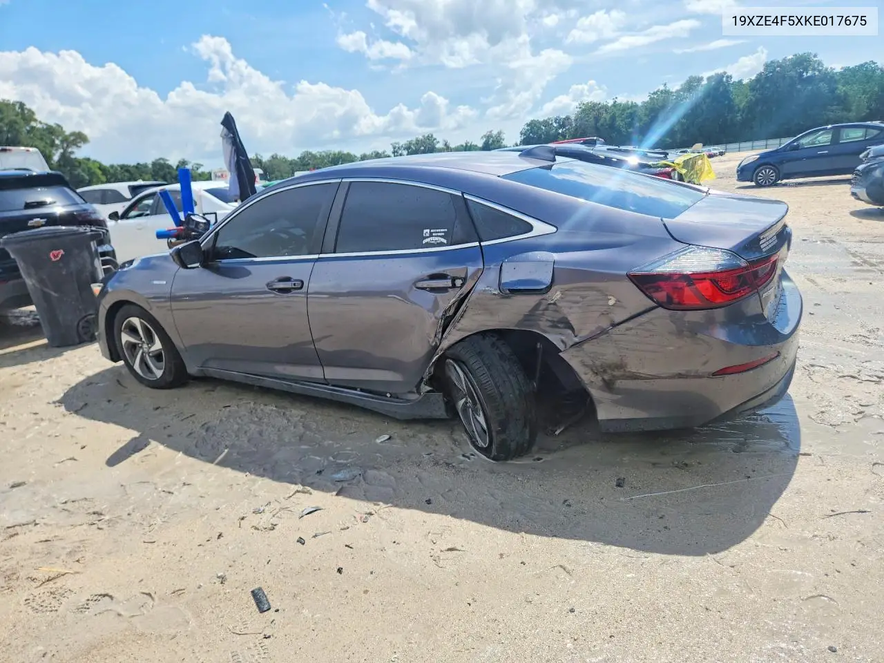 2019 Honda Insight Ex VIN: 19XZE4F5XKE017675 Lot: 58078506