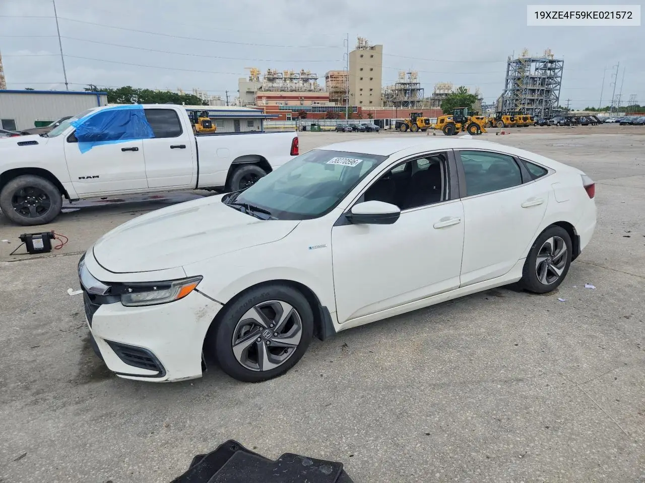 2019 Honda Insight Ex VIN: 19XZE4F59KE021572 Lot: 58270596