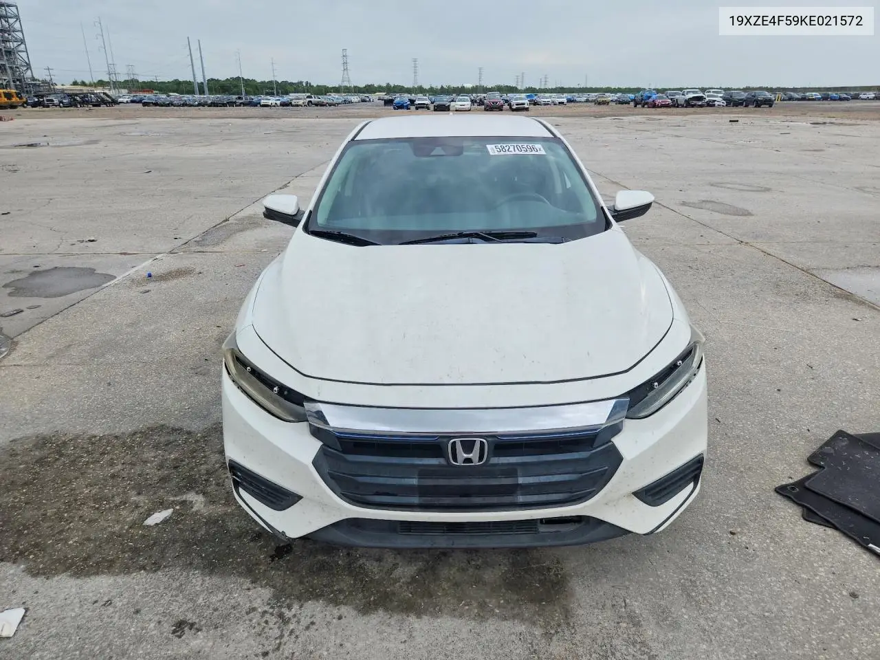 2019 Honda Insight Ex VIN: 19XZE4F59KE021572 Lot: 58270596