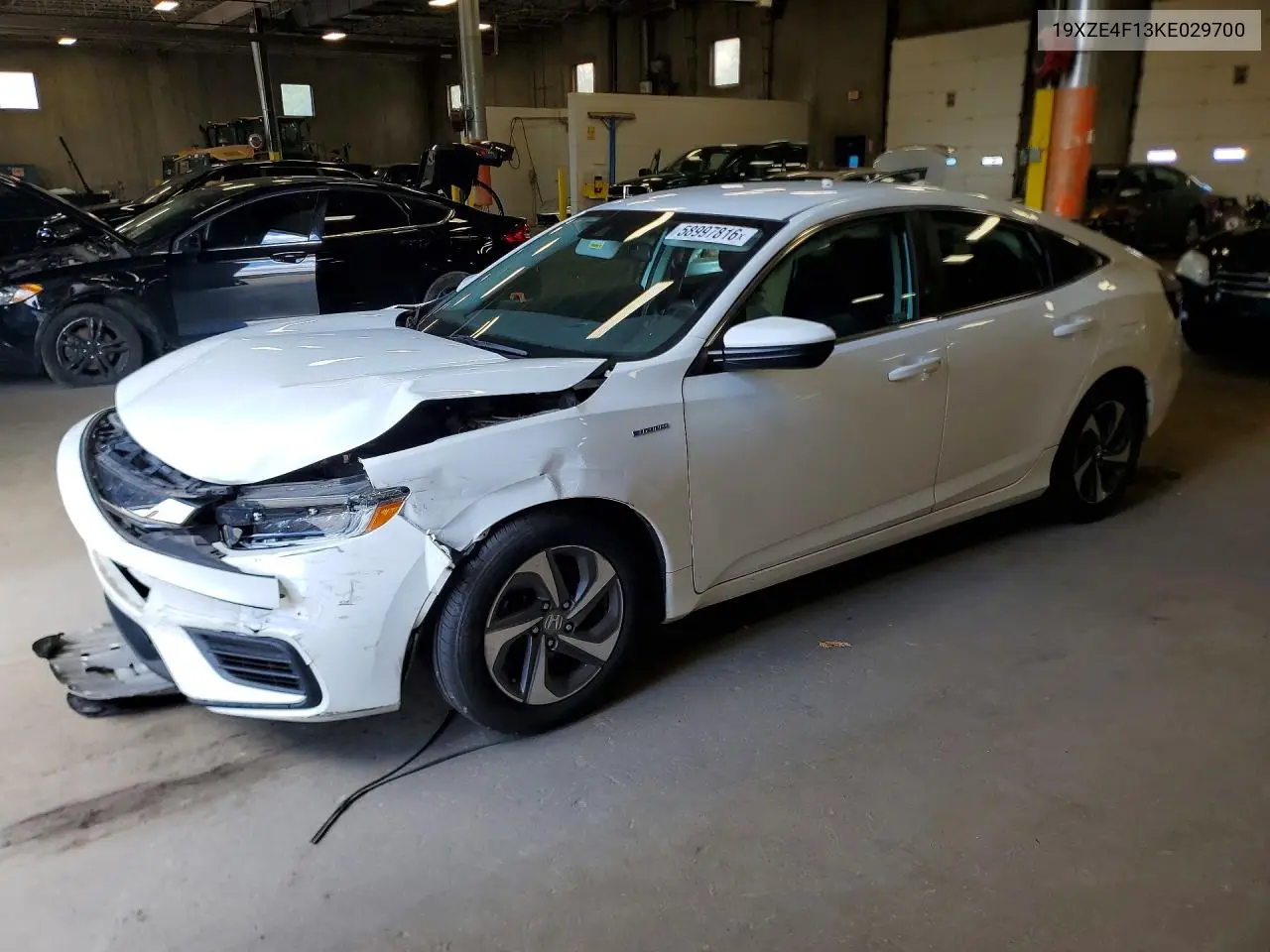 2019 Honda Insight Lx VIN: 19XZE4F13KE029700 Lot: 58997816