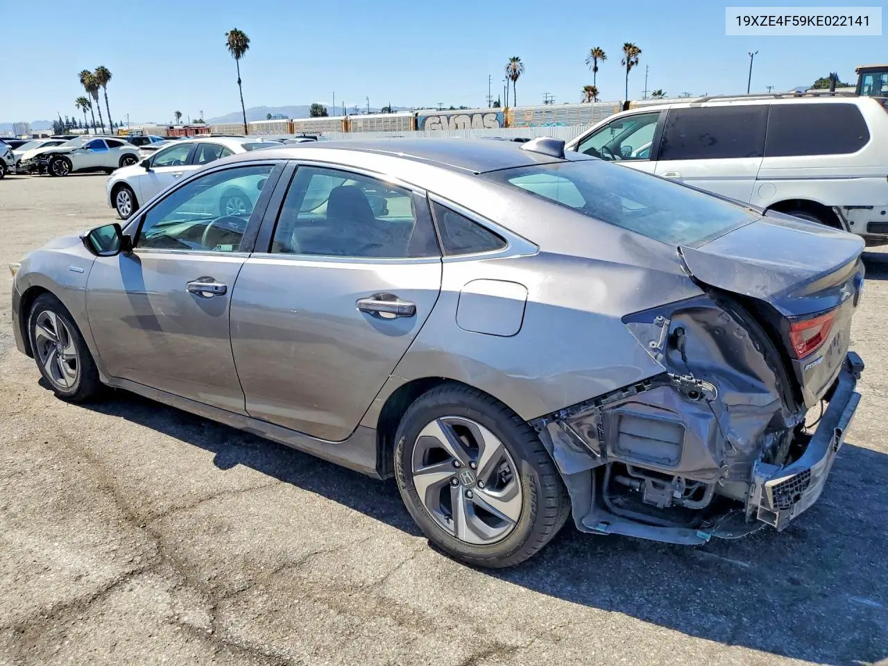 2019 Honda Insight Ex VIN: 19XZE4F59KE022141 Lot: 59718496