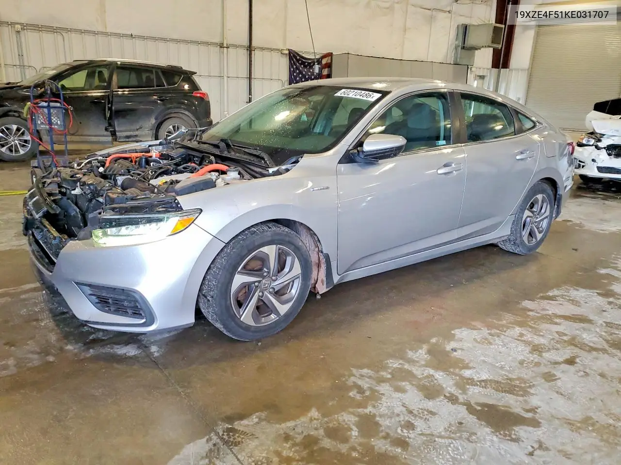 2019 Honda Insight Ex VIN: 19XZE4F51KE031707 Lot: 60210486