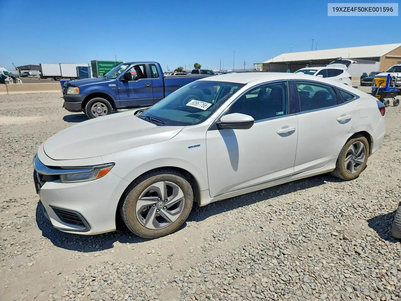 2019 Honda Insight Ex VIN: 19XZE4F50KE001596 Lot: 60867766