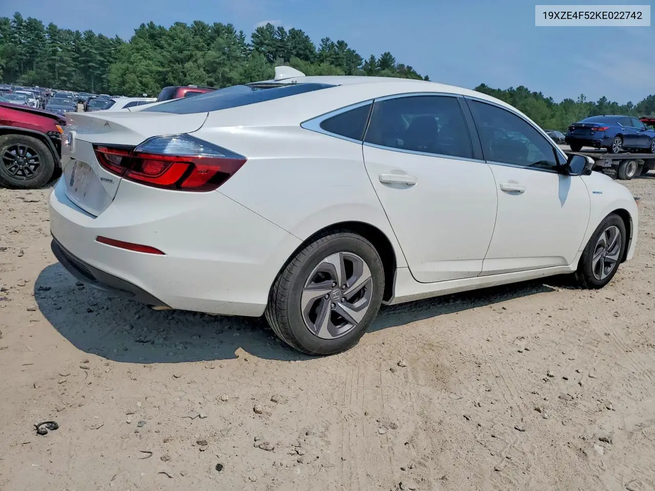 2019 Honda Insight Ex VIN: 19XZE4F52KE022742 Lot: 61085566
