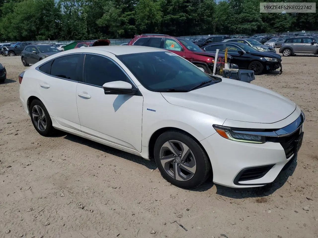 2019 Honda Insight Ex VIN: 19XZE4F52KE022742 Lot: 61085566