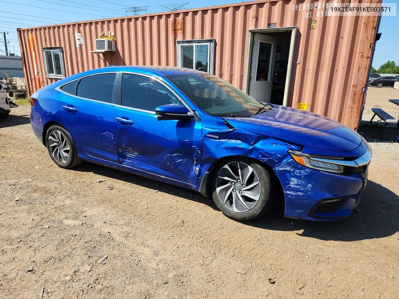 2019 Honda Insight Touring VIN: 19XZE4F91KE003571 Lot: 61131726