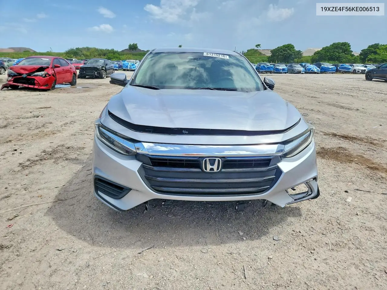 2019 Honda Insight Ex VIN: 19XZE4F56KE006513 Lot: 61315216
