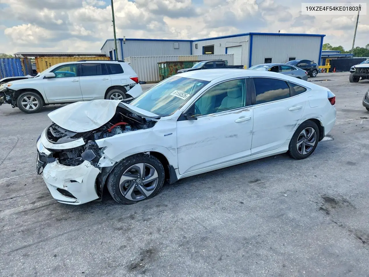 2019 Honda Insight Ex VIN: 19XZE4F54KE018031 Lot: 61590526