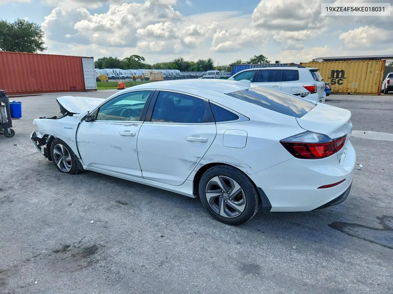 2019 Honda Insight Ex VIN: 19XZE4F54KE018031 Lot: 61590526