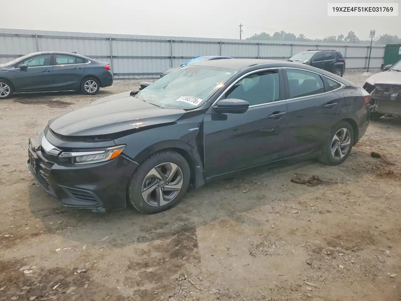 2019 Honda Insight Ex VIN: 19XZE4F51KE031769 Lot: 61593776