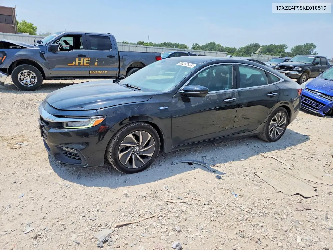 2019 Honda Insight Touring VIN: 19XZE4F98KE018519 Lot: 62260386
