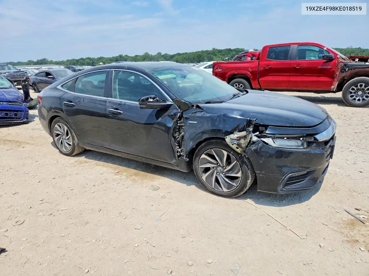2019 Honda Insight Touring VIN: 19XZE4F98KE018519 Lot: 62260386