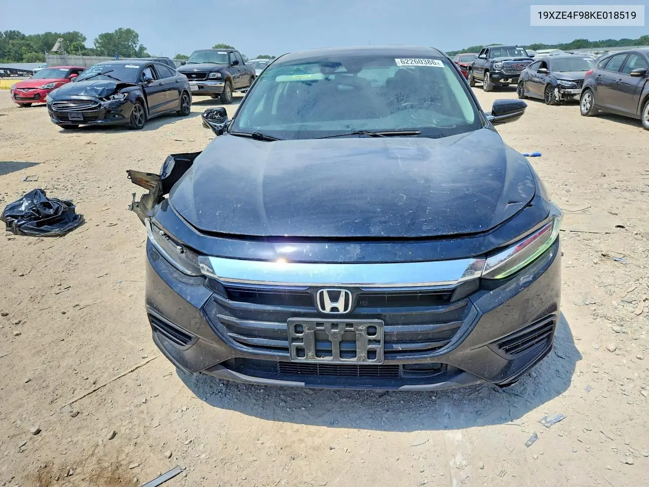 2019 Honda Insight Touring VIN: 19XZE4F98KE018519 Lot: 62260386