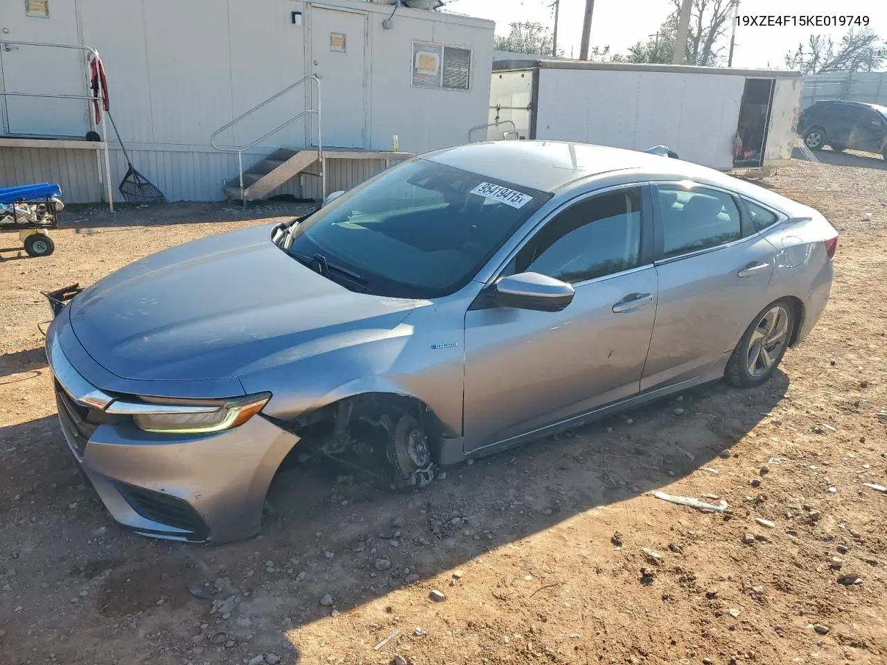 19XZE4F15KE019749 2019 Honda Insight Lx