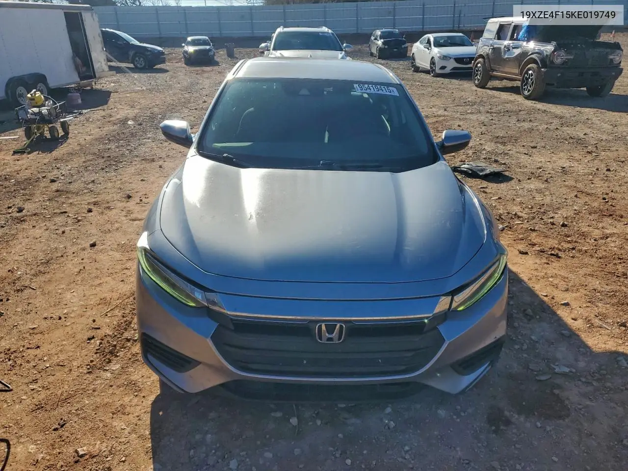 19XZE4F15KE019749 2019 Honda Insight Lx
