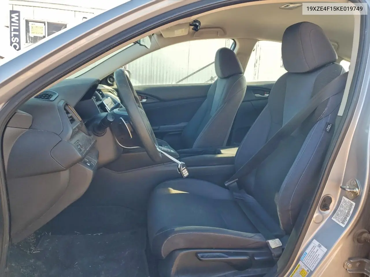 19XZE4F15KE019749 2019 Honda Insight Lx