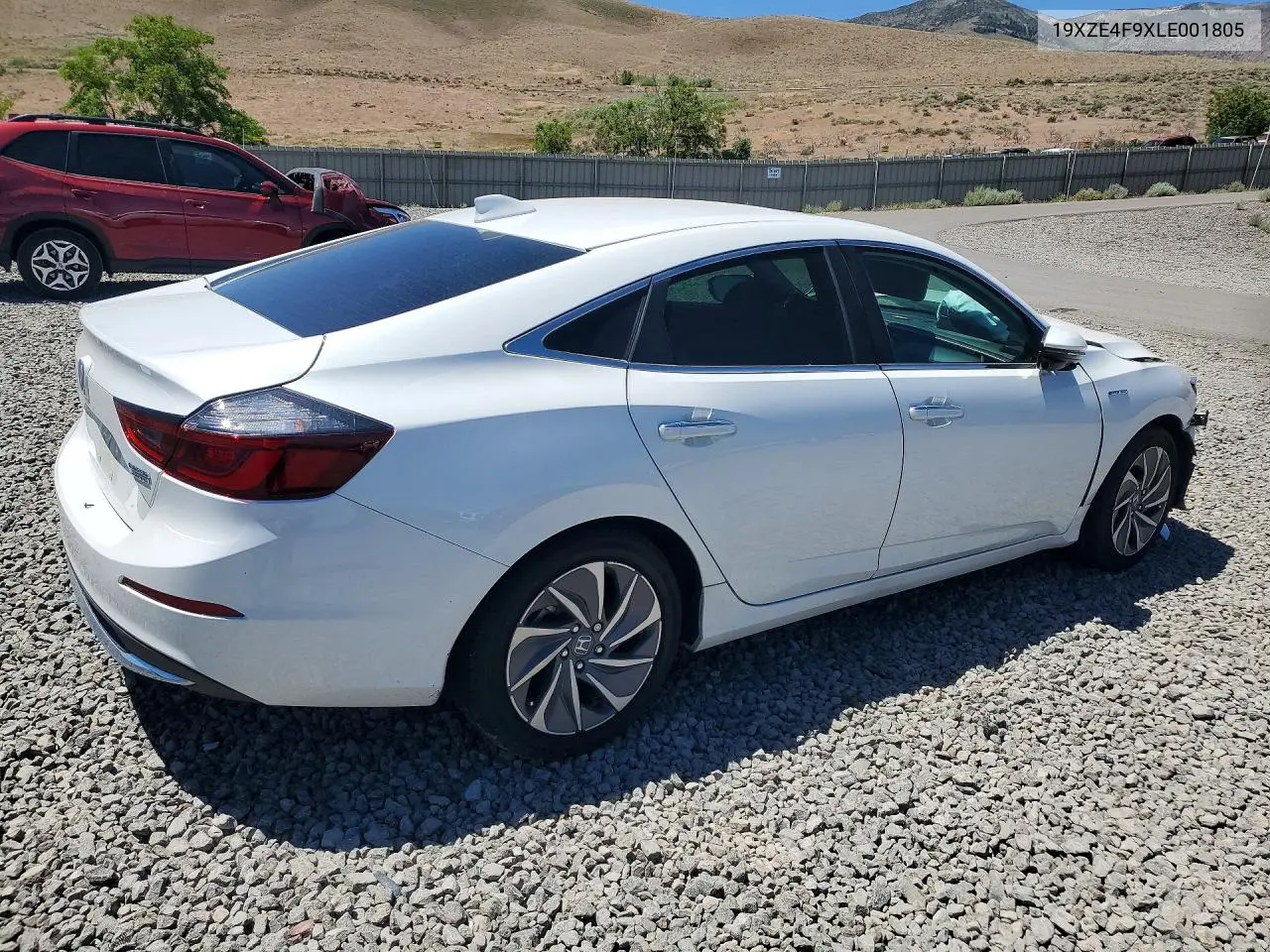 2020 Honda Insight Touring VIN: 19XZE4F9XLE001805 Lot: 56633906