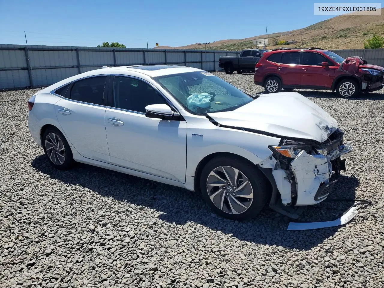 2020 Honda Insight Touring VIN: 19XZE4F9XLE001805 Lot: 56633906