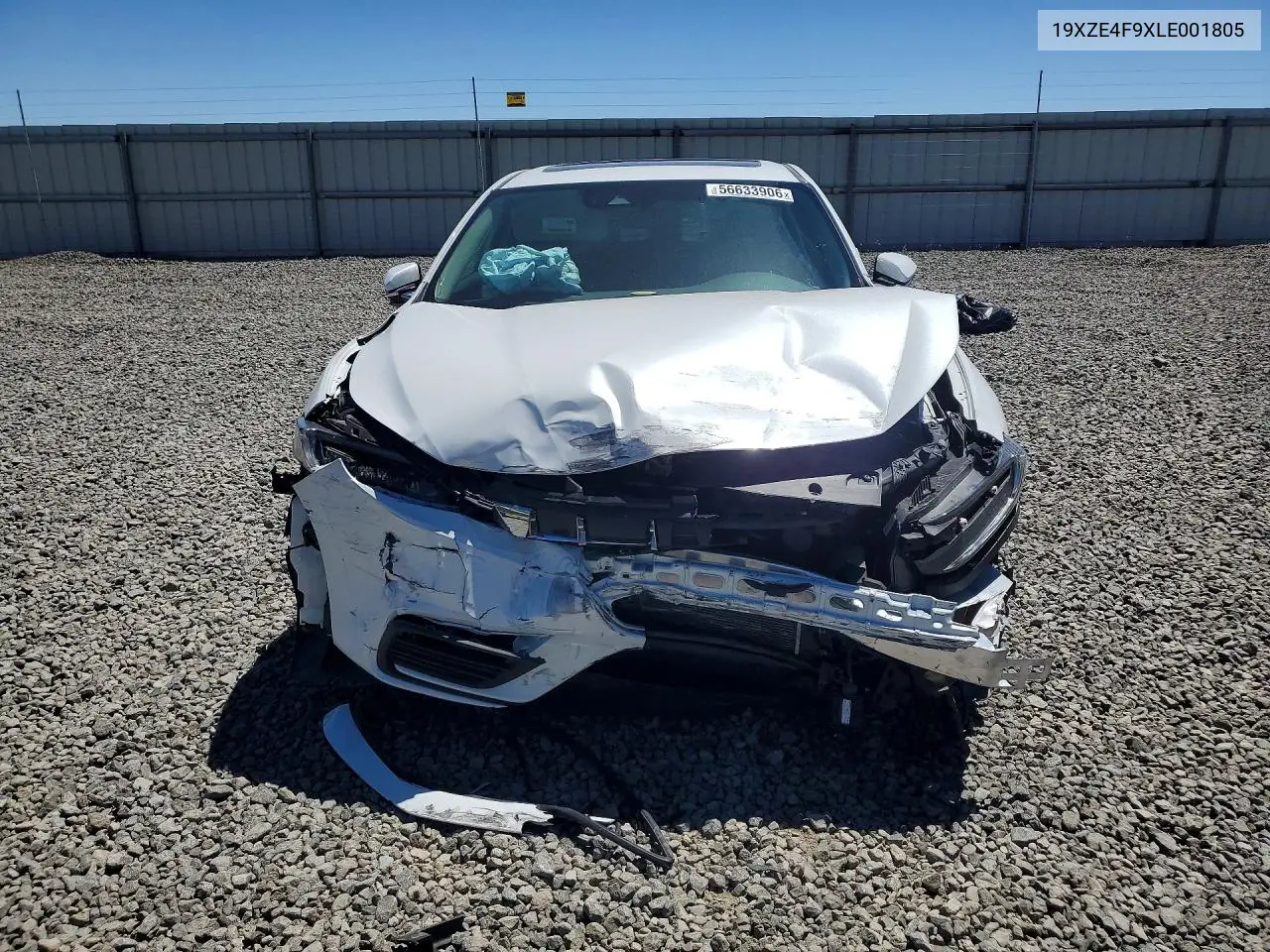 2020 Honda Insight Touring VIN: 19XZE4F9XLE001805 Lot: 56633906