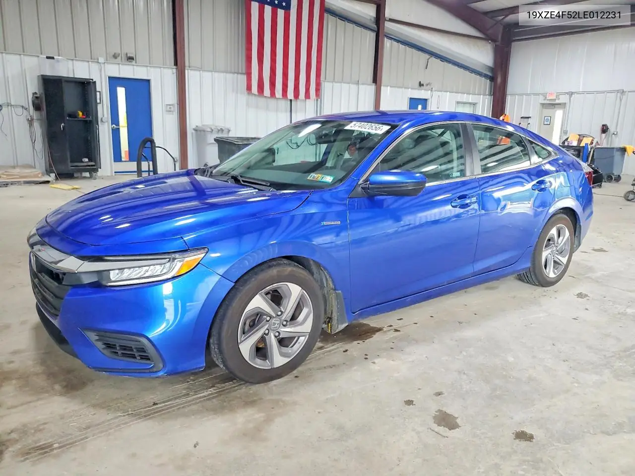 2020 Honda Insight Ex VIN: 19XZE4F52LE012231 Lot: 57402656