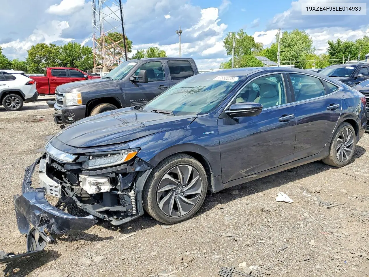 2020 Honda Insight Touring VIN: 19XZE4F98LE014939 Lot: 57652276