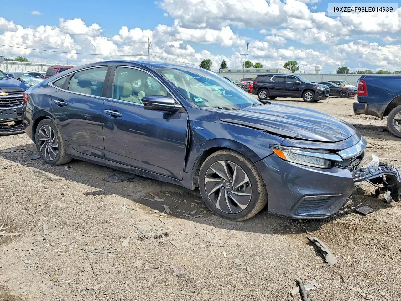 2020 Honda Insight Touring VIN: 19XZE4F98LE014939 Lot: 57652276