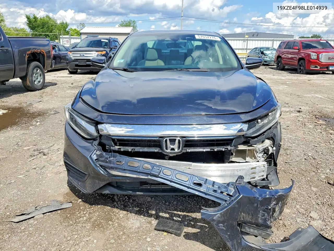 2020 Honda Insight Touring VIN: 19XZE4F98LE014939 Lot: 57652276