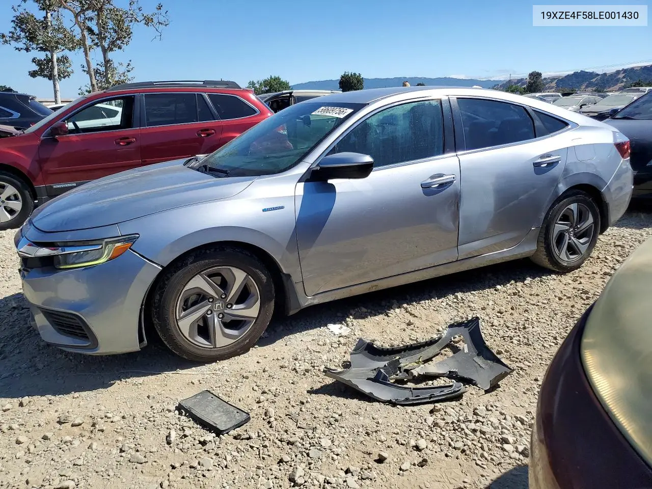 2020 Honda Insight Ex VIN: 19XZE4F58LE001430 Lot: 58609756