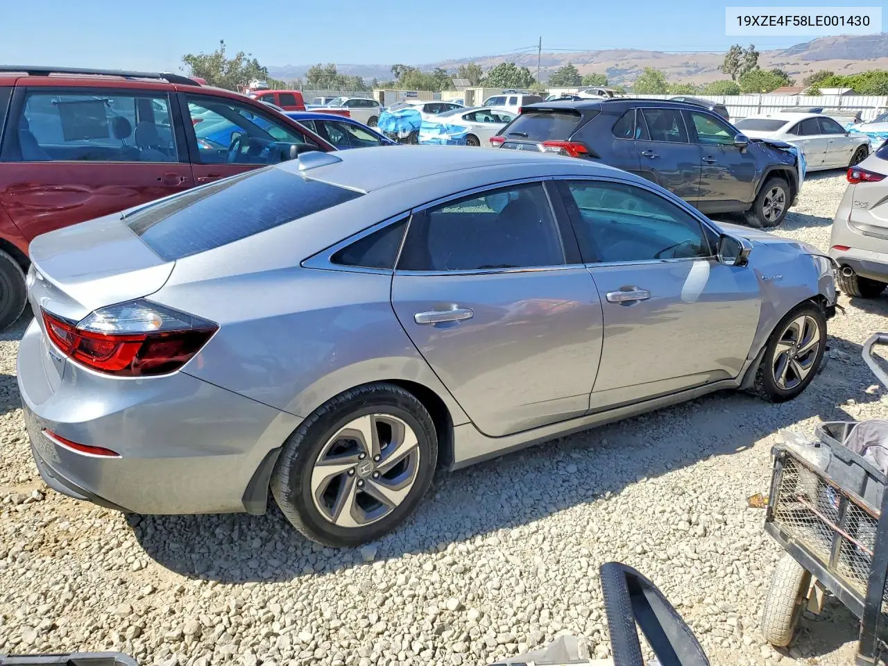 2020 Honda Insight Ex VIN: 19XZE4F58LE001430 Lot: 58609756