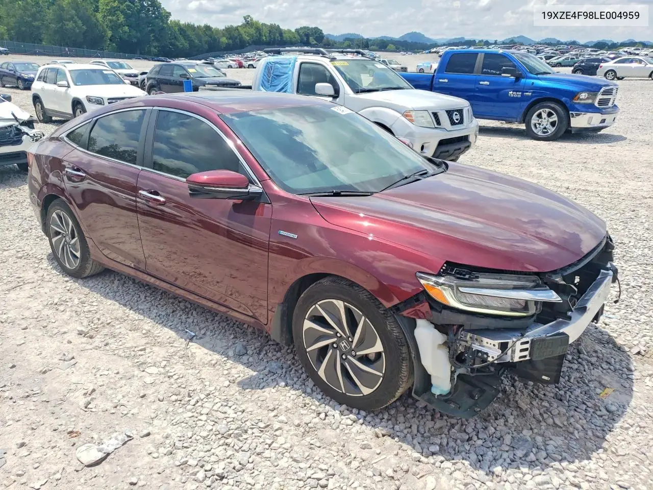 2020 Honda Insight Touring VIN: 19XZE4F98LE004959 Lot: 59401016