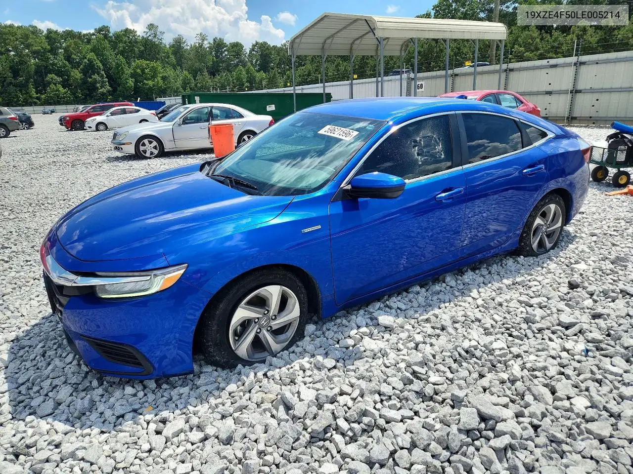 2020 Honda Insight Ex VIN: 19XZE4F50LE005214 Lot: 59621596