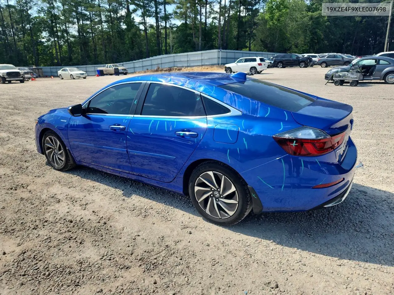 2020 Honda Insight Touring VIN: 19XZE4F9XLE007698 Lot: 59685996