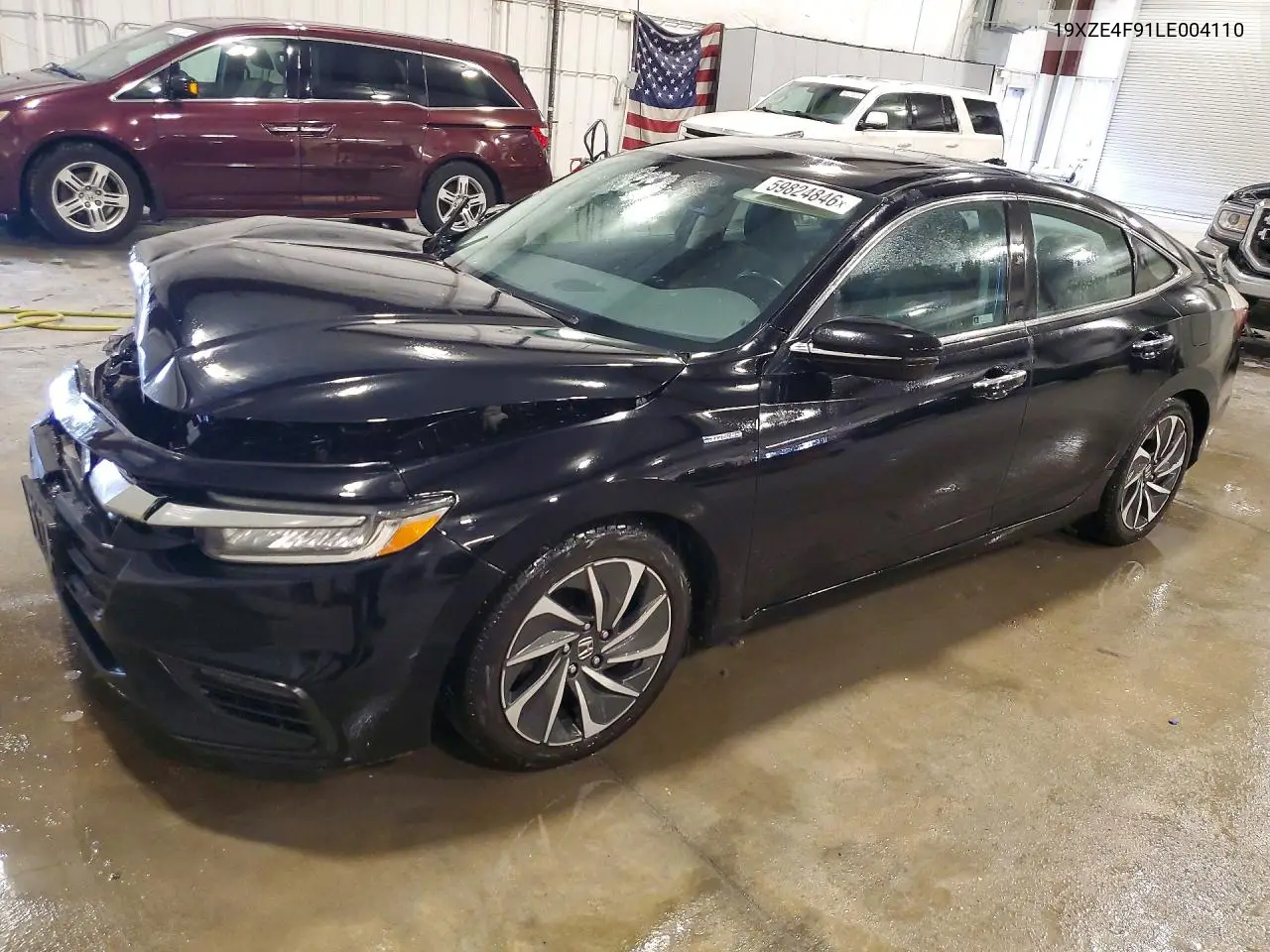 2020 Honda Insight Touring VIN: 19XZE4F91LE004110 Lot: 59824846