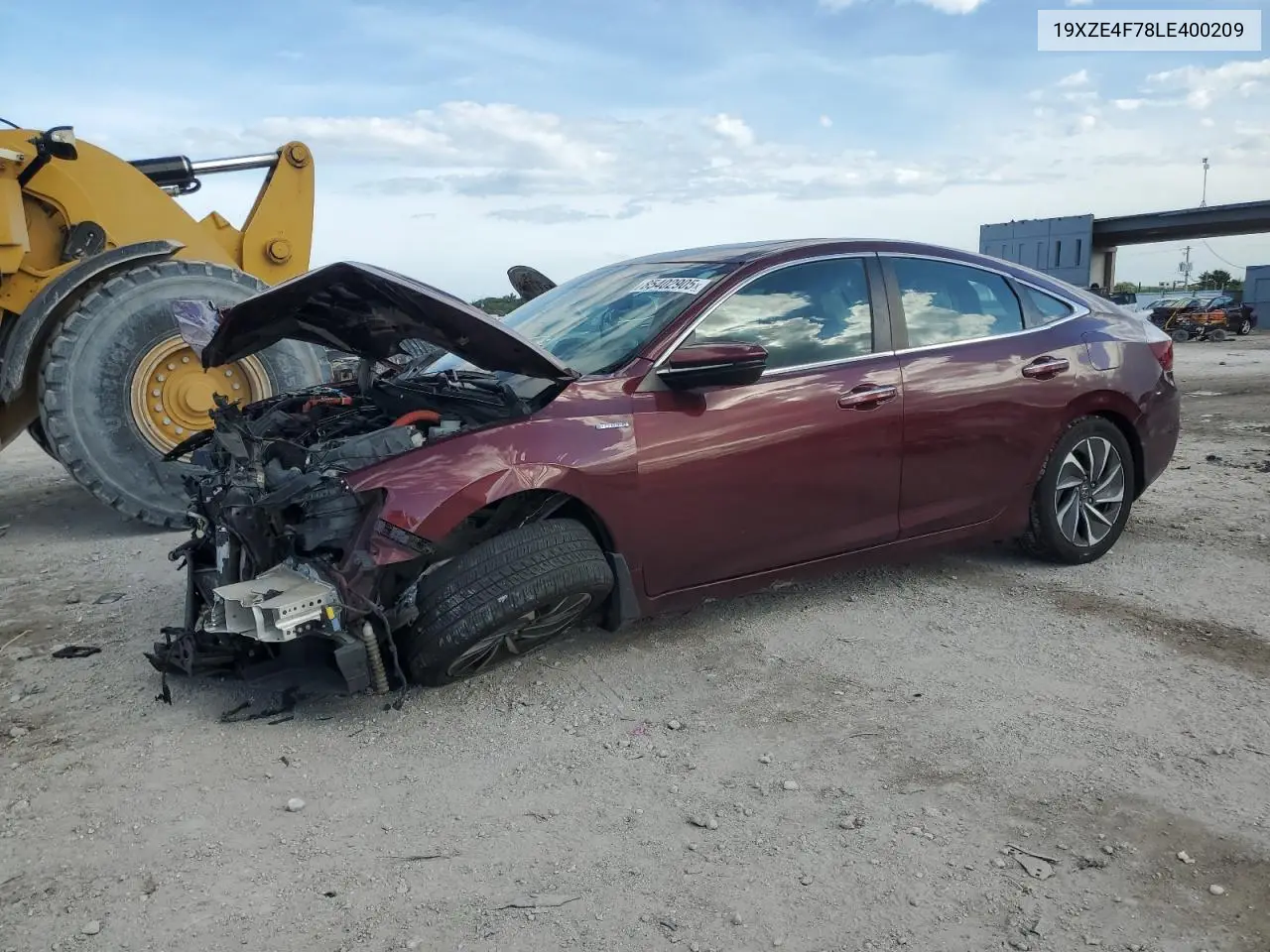 19XZE4F78LE400209 2020 Honda Insight Touring