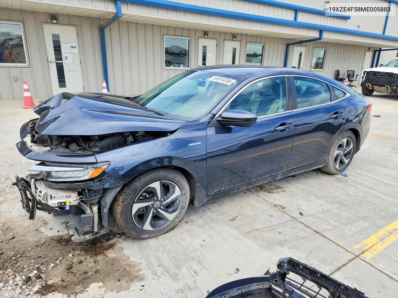 2021 Honda Insight Ex VIN: 19XZE4F58ME005883 Lot: 54914356