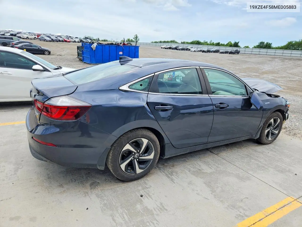 2021 Honda Insight Ex VIN: 19XZE4F58ME005883 Lot: 54914356