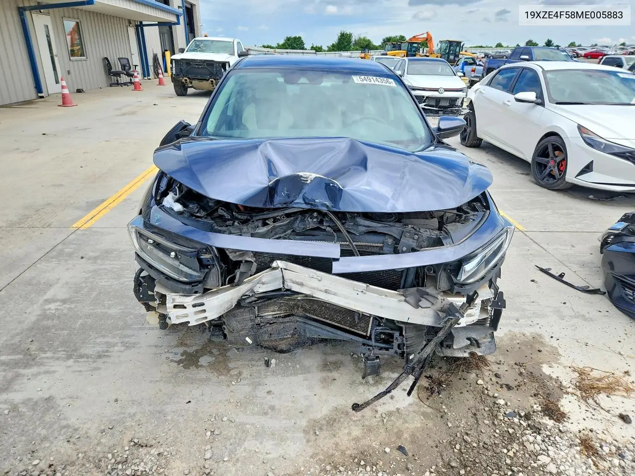 2021 Honda Insight Ex VIN: 19XZE4F58ME005883 Lot: 54914356