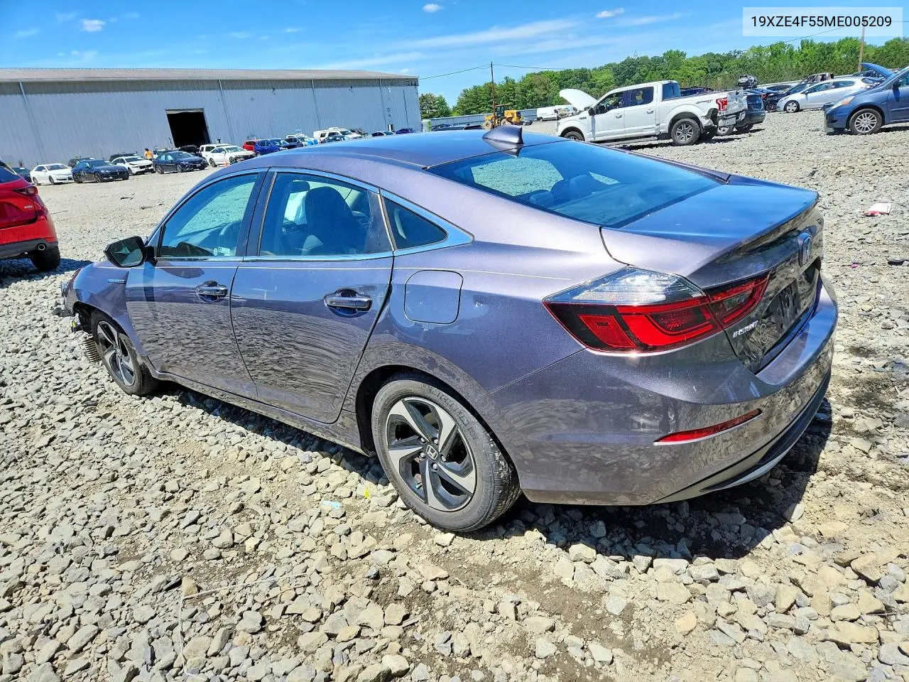 2021 Honda Insight Ex VIN: 19XZE4F55ME005209 Lot: 57363826