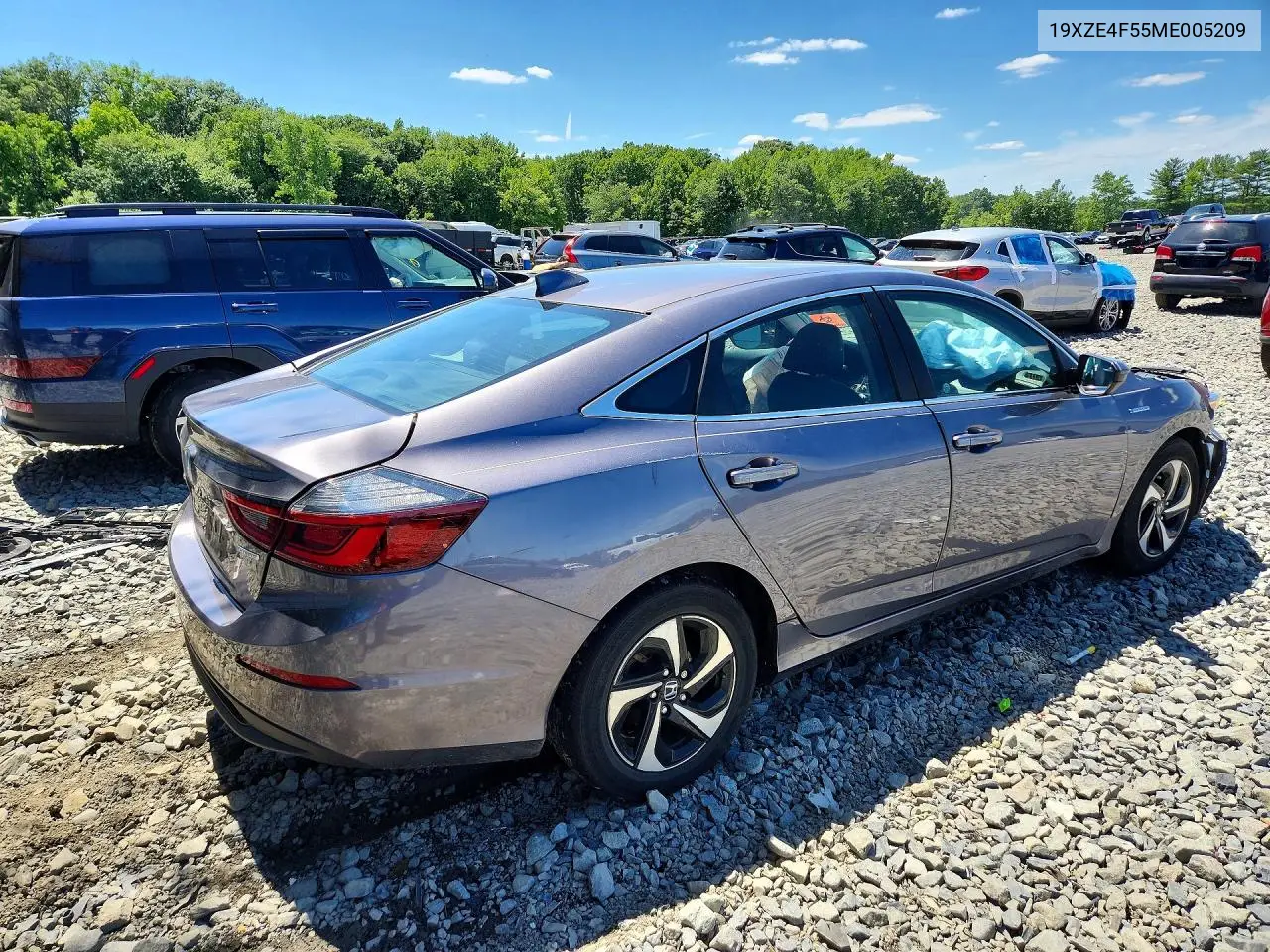 2021 Honda Insight Ex VIN: 19XZE4F55ME005209 Lot: 57363826