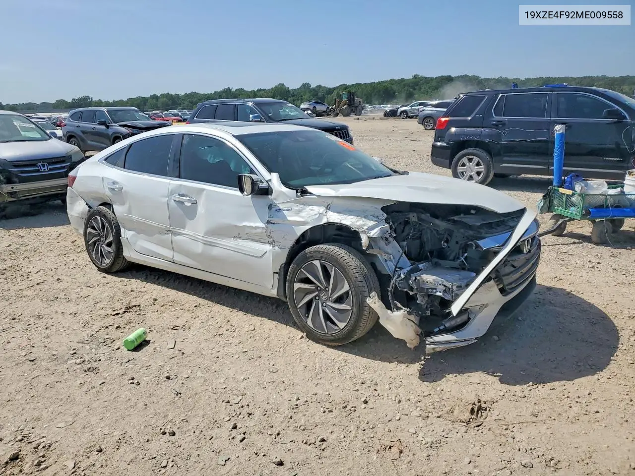 2021 Honda Insight Touring VIN: 19XZE4F92ME009558 Lot: 59187106