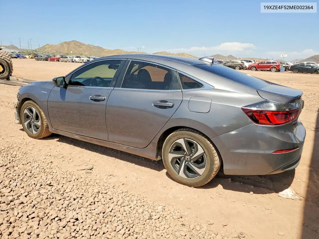 2021 Honda Insight Ex VIN: 19XZE4F52ME002364 Lot: 59386226